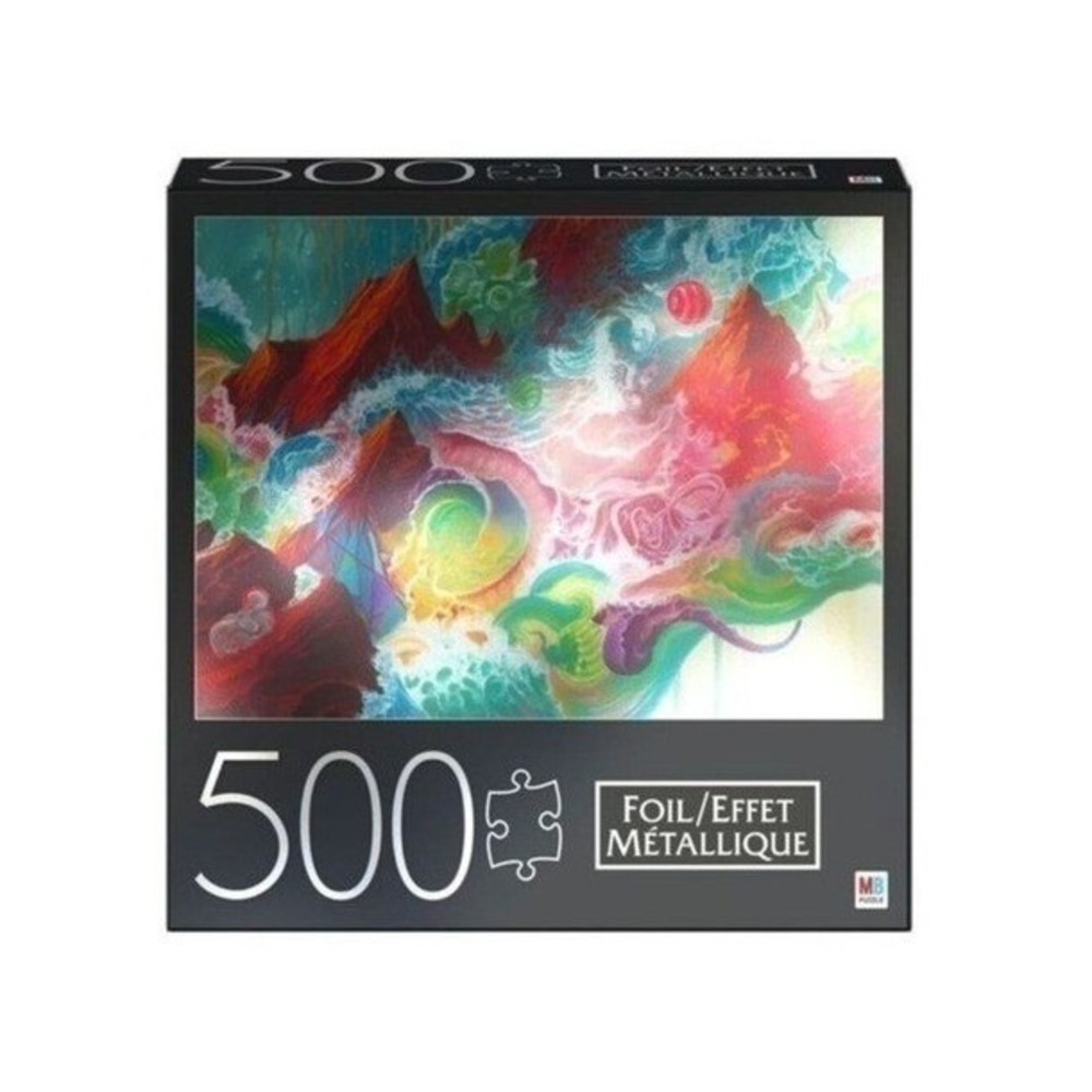 MB Puzzle 500 Piece New Metallic Foil Anthony Hurd‎ Art "There is a Radiance"